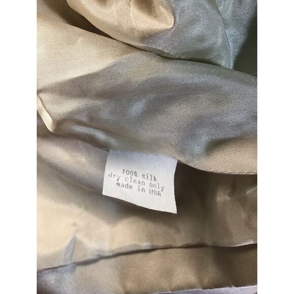 Women Silk Scallop Collar Blazer Sz. 4 NWT Whitney Eve 100% Silk Jacket - Picture 9 of 12